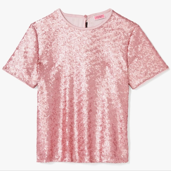 kate spade sequin bow back top Sz Medium NWOT - Picture 2 of 6